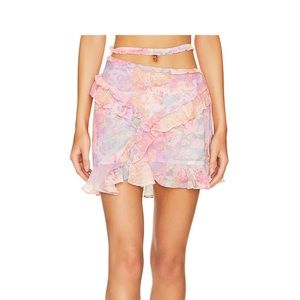 For Love & Lemons Adren Mini Skirt